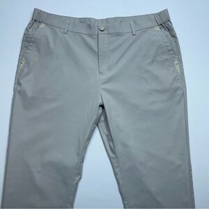 Jack Archer Jetsetter Tech Pant Mens Size 38x30 in Stone Zip Pockets Golf   NWOT
